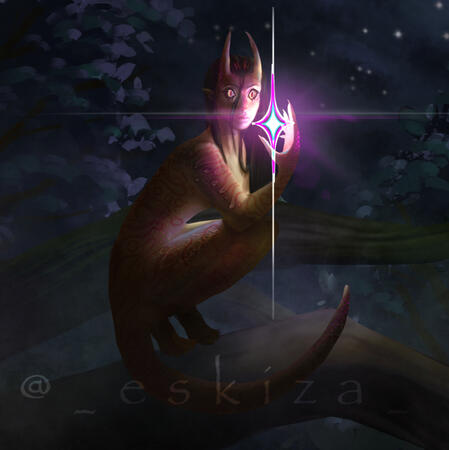 render + complex bg